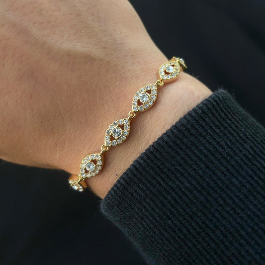Angel Eyes Bracelet (Gold)