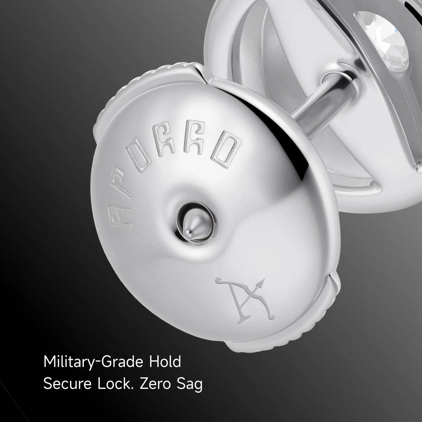 Moissanite S925 Halo Round Cut Stud Earring